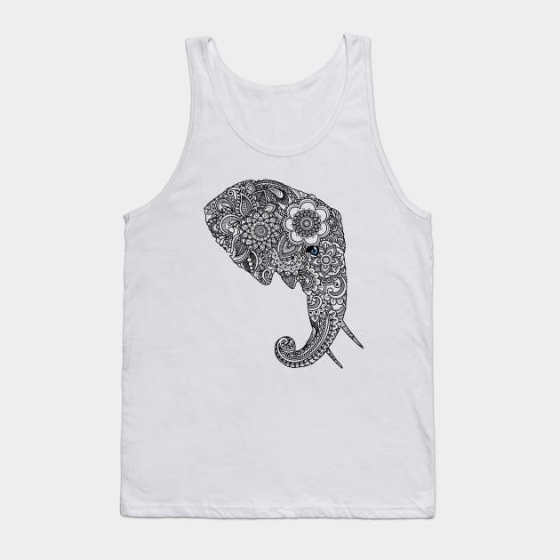 HennElephant Tank Top by IlRoxDESIGN